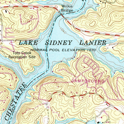 United States Geological Survey Murrayville, GA (1964, 24000-Scale) digital map