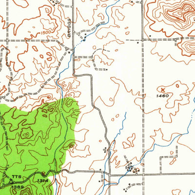 United States Geological Survey Murrienta, CA (1942, 62500-Scale) digital map
