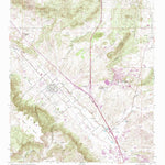 United States Geological Survey Murrieta, CA (1953, 24000-Scale) digital map
