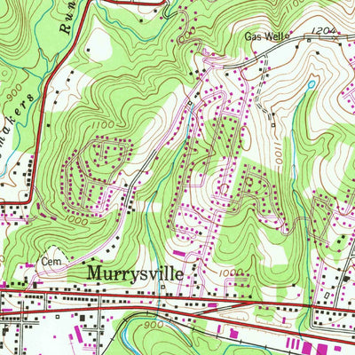 United States Geological Survey Murrysville, PA (1953, 24000-Scale) digital map