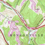 United States Geological Survey Murrysville, PA (1953, 24000-Scale) digital map