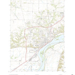 United States Geological Survey Muscatine, IA (2022, 24000-Scale) digital map