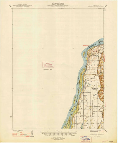 United States Geological Survey Muscatine, IA-IL (1948, 62500-Scale) digital map