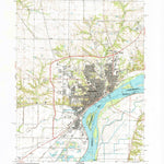 United States Geological Survey Muscatine, IA-IL (1991, 24000-Scale) digital map