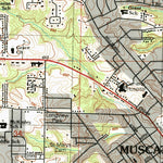United States Geological Survey Muscatine, IA-IL (1991, 24000-Scale) digital map