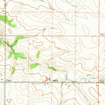 United States Geological Survey Muscatine NW, IA (1965, 24000-Scale) digital map