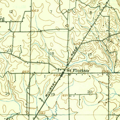 United States Geological Survey Muscle Shoals, AL (1916, 62500-Scale) digital map