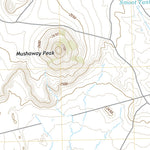 United States Geological Survey Mushaway Peak, TX (2022, 24000-Scale) digital map