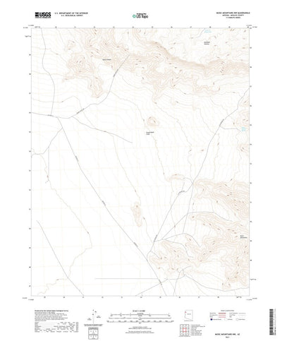 United States Geological Survey Music Mountains NW, AZ (2021, 24000-Scale) digital map
