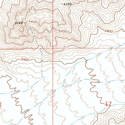 United States Geological Survey Music Mountains SE, AZ (1968, 24000-Scale) digital map