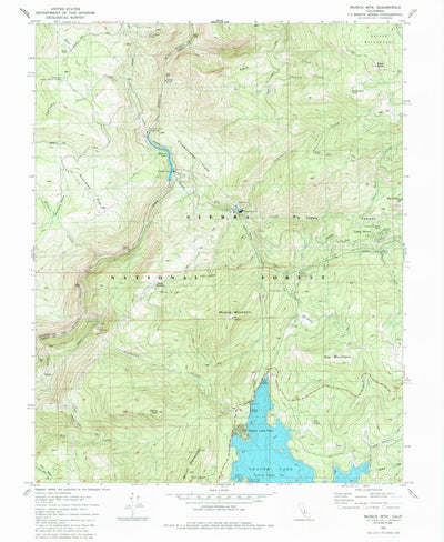 United States Geological Survey Musick Mountain, CA (1982, 24000-Scale) digital map
