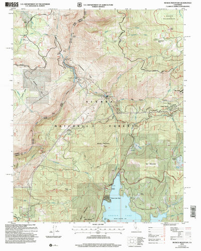 United States Geological Survey Musick Mountain, CA (2004, 24000-Scale) digital map