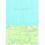 United States Geological Survey Muskallonge Lake East, MI (1968, 24000-Scale) digital map