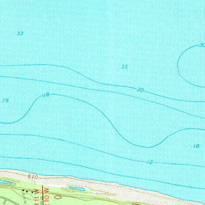 United States Geological Survey Muskallonge Lake East, MI (1968, 24000-Scale) digital map