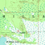 United States Geological Survey Muskallonge Lake SE, MI (1968, 24000-Scale) digital map