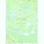 United States Geological Survey Muskallonge Lake SW, MI (1968, 24000-Scale) digital map
