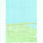 United States Geological Survey Muskallonge Lake West, MI (1968, 24000-Scale) digital map
