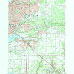United States Geological Survey Muskegon East, MI (1972, 24000-Scale) digital map
