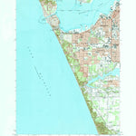 United States Geological Survey Muskegon West, MI (1972, 24000-Scale) digital map