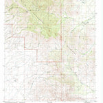 United States Geological Survey Muskhog Mountain, AZ (1996, 24000-Scale) digital map
