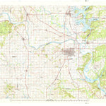 United States Geological Survey Muskogee, OK (1978, 100000-Scale) digital map