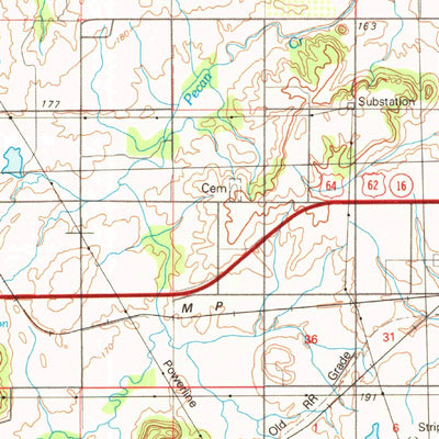 United States Geological Survey Muskogee, OK (1978, 100000-Scale) digital map