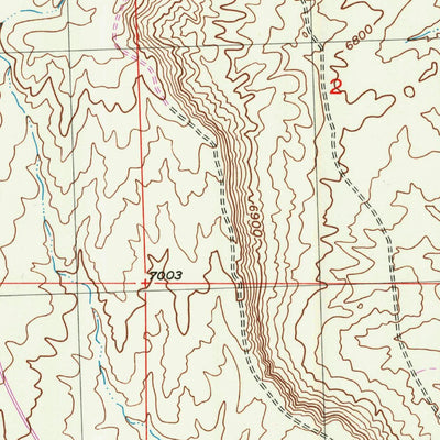 United States Geological Survey Muskrat Basin, WY (1952, 24000-Scale) digital map