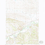 United States Geological Survey Musselshell, MT (1963, 24000-Scale) digital map
