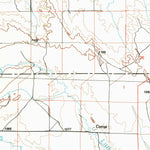 United States Geological Survey Musselshell, MT (1993, 100000-Scale) digital map