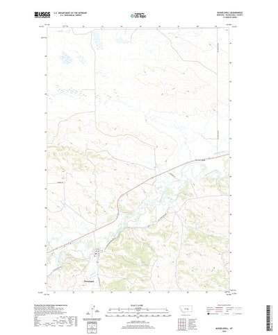 United States Geological Survey Musselshell, MT (2020, 24000-Scale) digital map