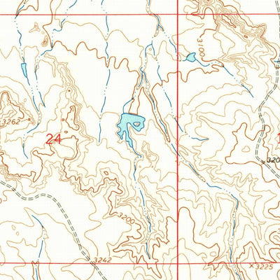 United States Geological Survey Musselshell NW, MT (1963, 24000-Scale) digital map