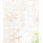 United States Geological Survey Mussentuchit Flat, UT (1968, 24000-Scale) digital map