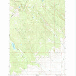 United States Geological Survey Mussigbrod Lake, MT (1977, 24000-Scale) digital map