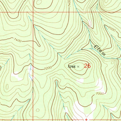 United States Geological Survey Mussigbrod Lake, MT (1977, 24000-Scale) digital map
