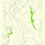 United States Geological Survey Mustang Bayou, TX (1943, 24000-Scale) digital map
