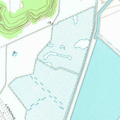 United States Geological Survey Mustang Bayou, TX (1963, 24000-Scale) digital map