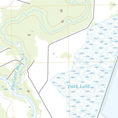 United States Geological Survey Mustang Bayou, TX (2022, 24000-Scale) digital map
