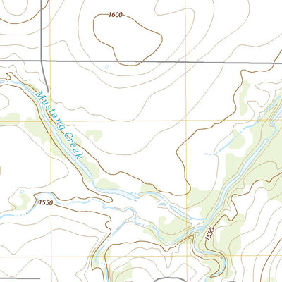 United States Geological Survey Mustang Creek, TX (2022, 24000-Scale) digital map