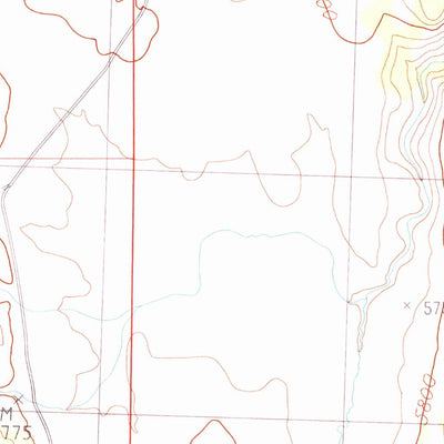 United States Geological Survey Mustang Draw, NV (1989, 24000-Scale) digital map
