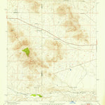 United States Geological Survey Mustang Mountains, AZ (1948, 24000-Scale) digital map
