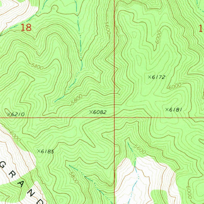 United States Geological Survey Mustang Point, AZ (1971, 24000-Scale) digital map