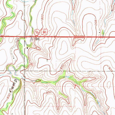 United States Geological Survey Mutual NE, OK (1969, 24000-Scale) digital map