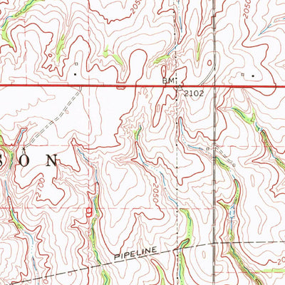 United States Geological Survey Mutual, OK (1969, 24000-Scale) digital map