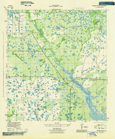 United States Geological Survey Myakka River, FL (1944, 31680-Scale) digital map