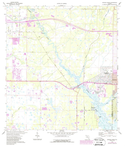 United States Geological Survey Myakka River, FL (1973, 24000-Scale) digital map
