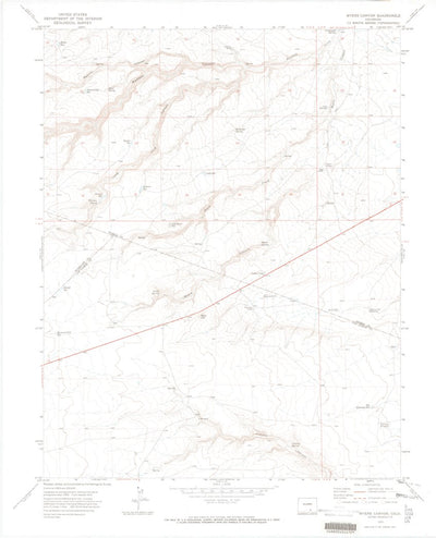 United States Geological Survey Myers Canyon, CO (1970, 24000-Scale) digital map