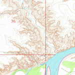 United States Geological Survey Myers, MT (1960, 24000-Scale) digital map