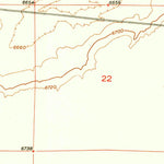 United States Geological Survey Myers Ranch, WY (1951, 24000-Scale) digital map
