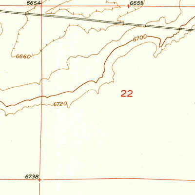 United States Geological Survey Myers Ranch, WY (1951, 24000-Scale) digital map