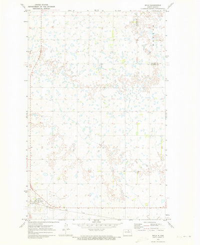 United States Geological Survey Mylo, ND (1971, 24000-Scale) digital map